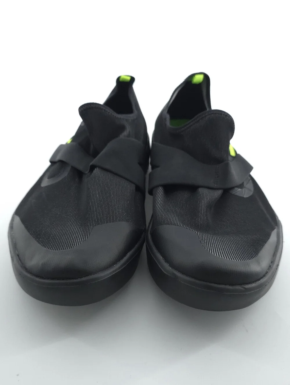 OOFOS Mens Black OOmg Low Mesh Walking Slip-On Shoes Size US 12 EU 45